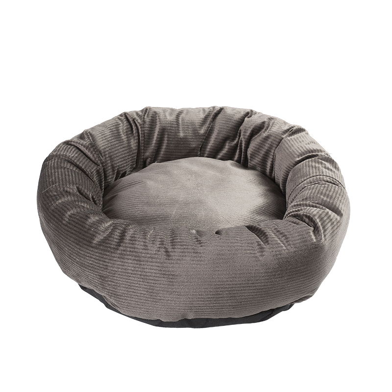 HY-04 fløjlsdoughnut Cuddle Cat Bed